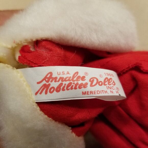 Vintage annalee mobilitee dolls Christmas mouse in stocking 1965 - Picture 10 of 12